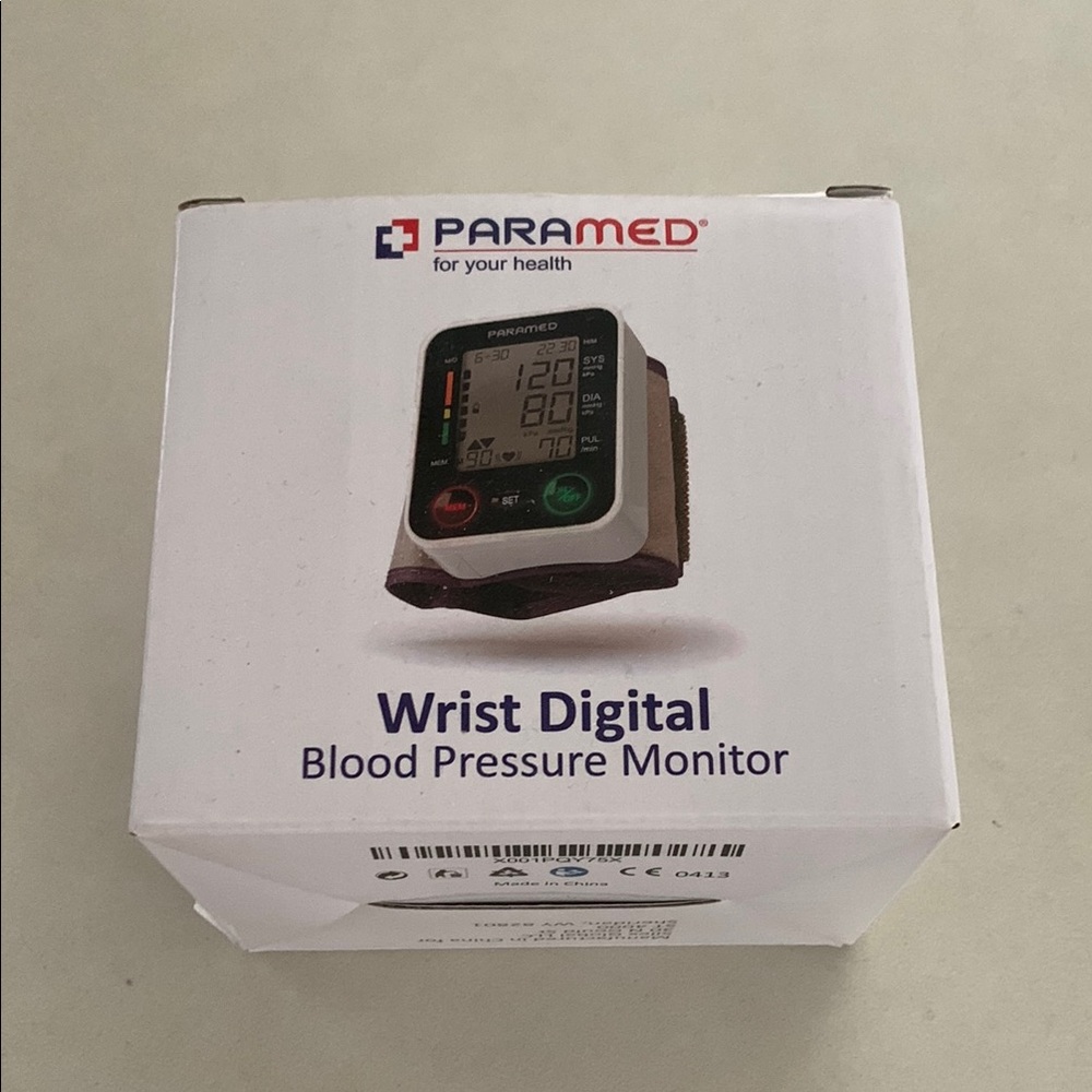 Wrist Digital Blood Pressure Monitor - Black